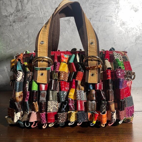 Colourful Leather Bag - Picture 3 of 7